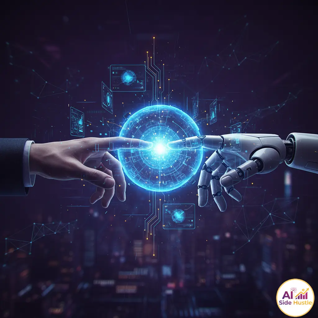 Future of work AI illustration